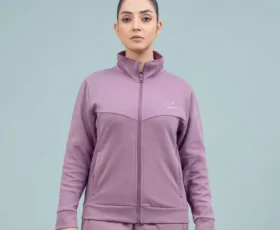 Full Zip Sweatshirt Women's - Cotton Knitted